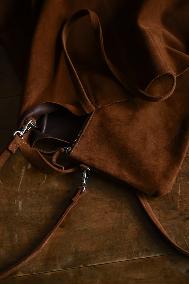 Morphée / POUCH (OIL SUEDE BROWN)