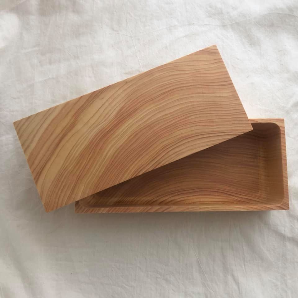 MUKU媛ひのき弁当箱年輪 Lサイズ