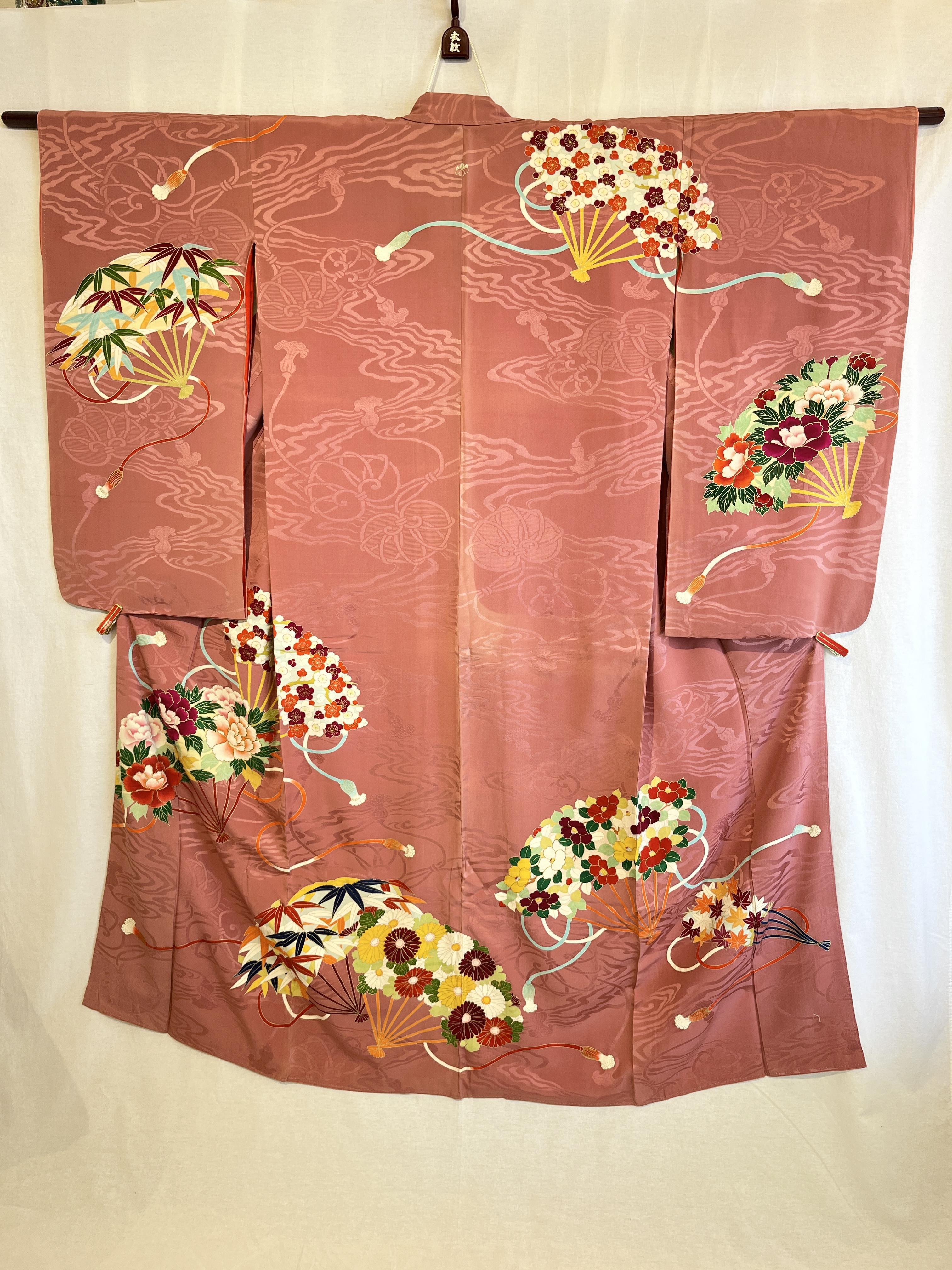 2257 アンティーク 中振袖 袷単品 Antique furisode | リサイクル着物