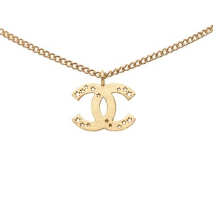 シャネル ココマーク チェーン ペンダント ネックレス 01P刻印 ゴールド メッキ レディース CHANEL 【中古】