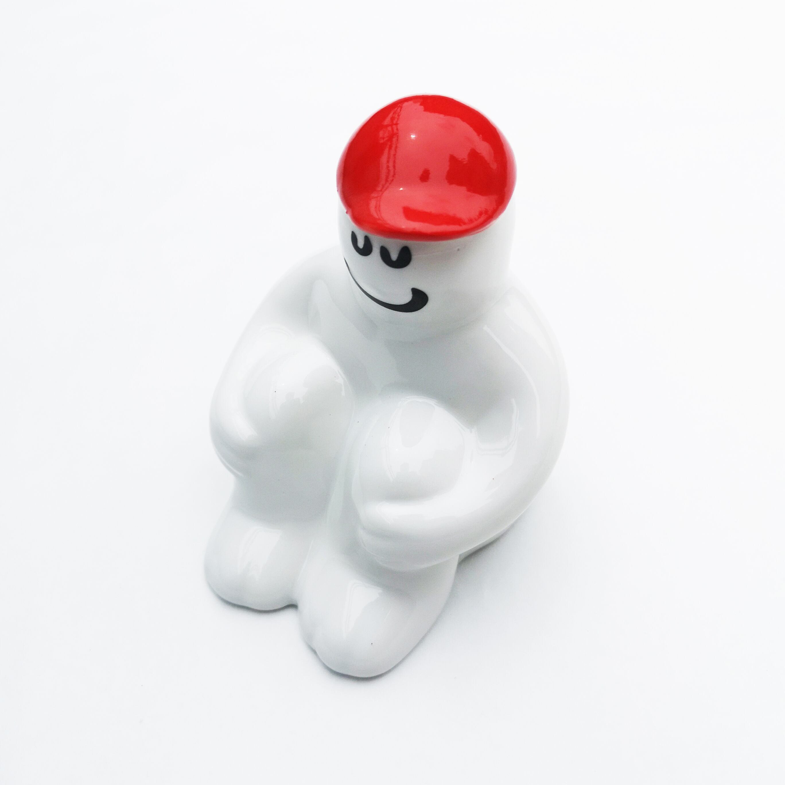 SLEEPYY CHILLBOY CERAMIC COINBANK WHITE