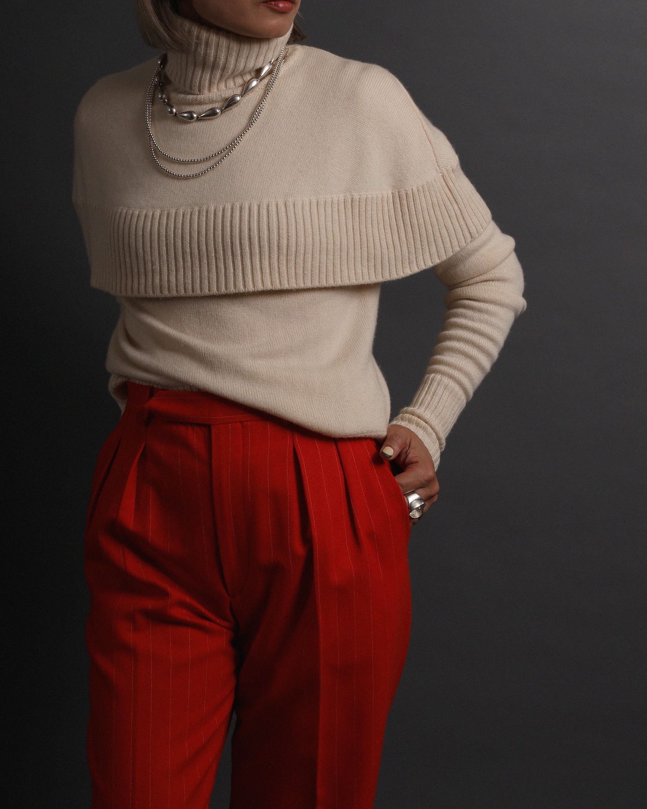 Chloe / Cape Collar Knit