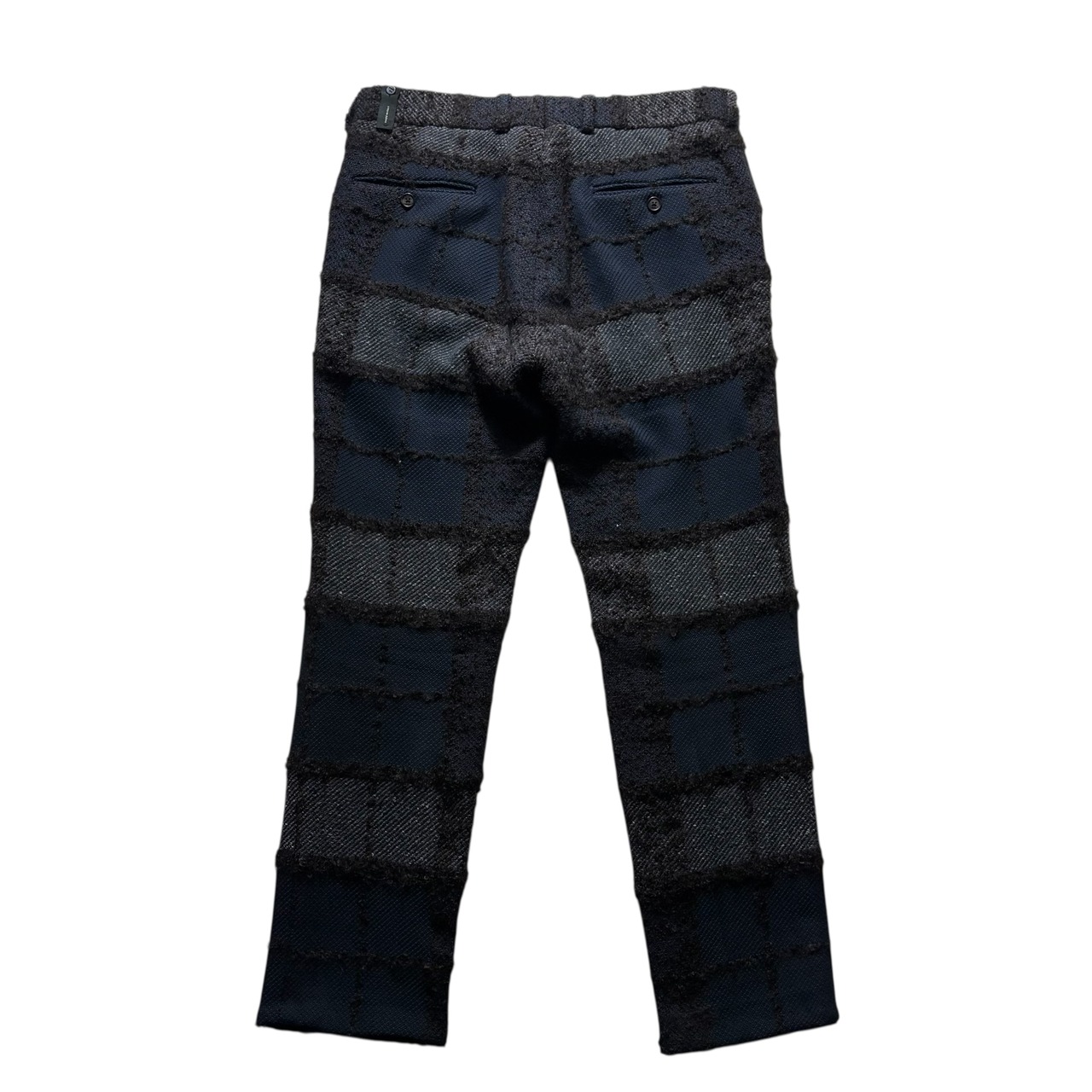 2016aw FENDI mohair blend tweed check set-up