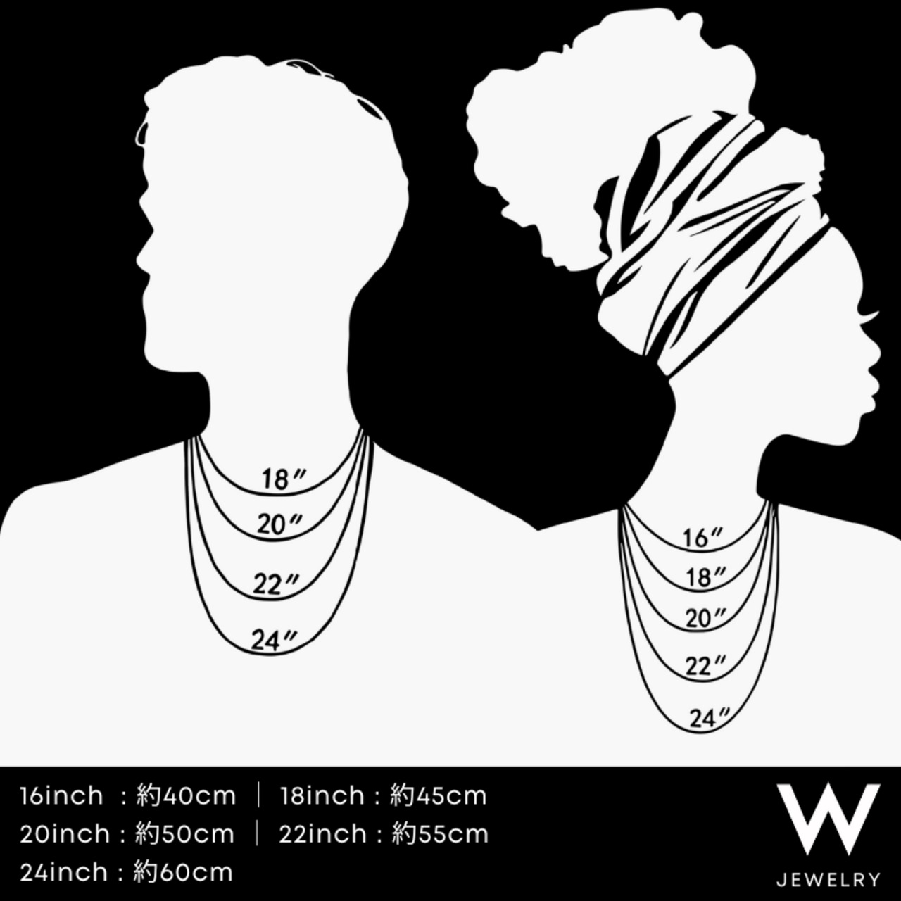 【6.5mm】W Jewelry Moissanite "Tennis Chain Necklace" Silver - 11