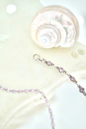 unique purple 925 bracelet
