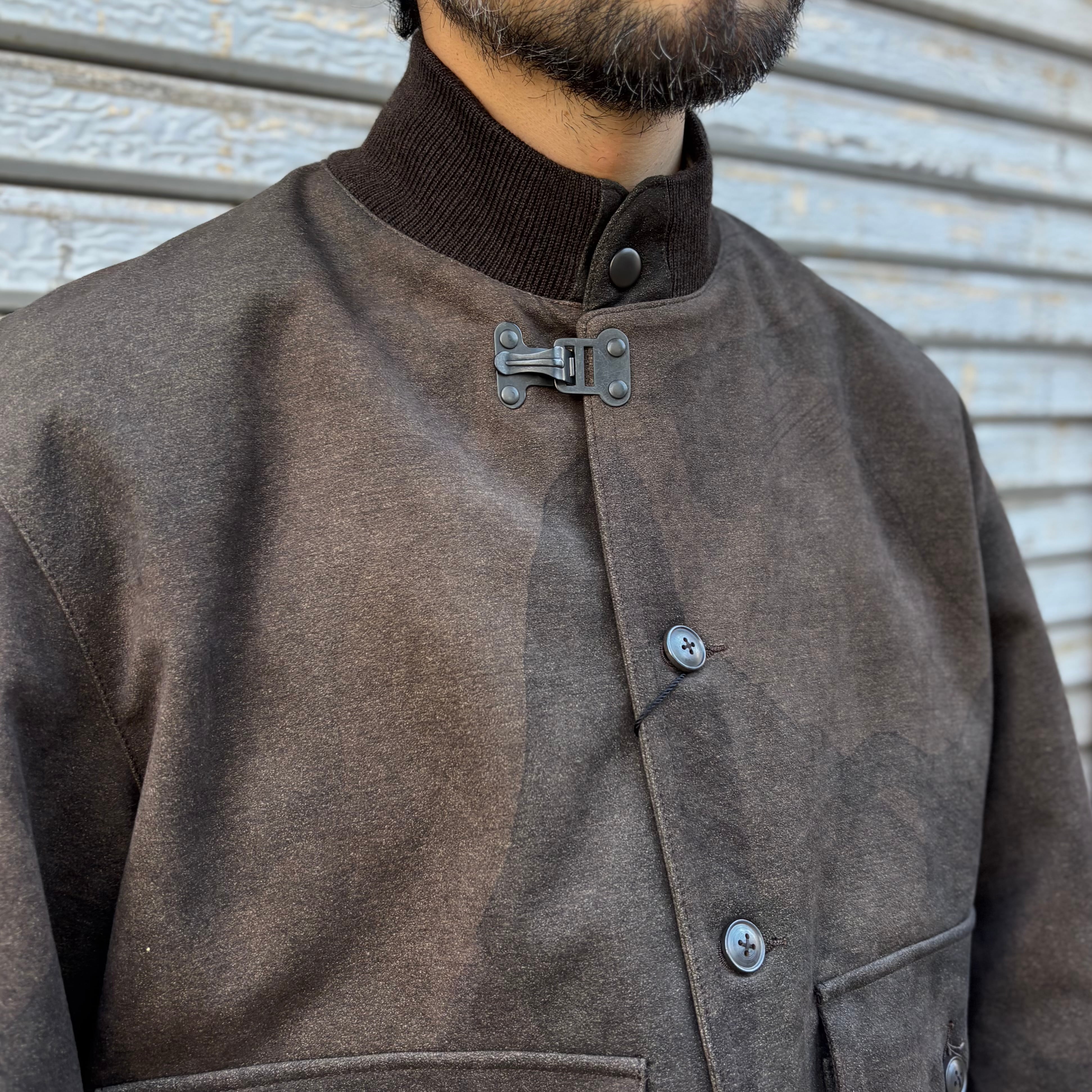 NIGEL CABOURN / A-1 JACKET - CAMO ULTRA SUEDE (ナイジェルケーボン