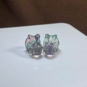 8.ペアうさちゃん･フローライトうさぎ