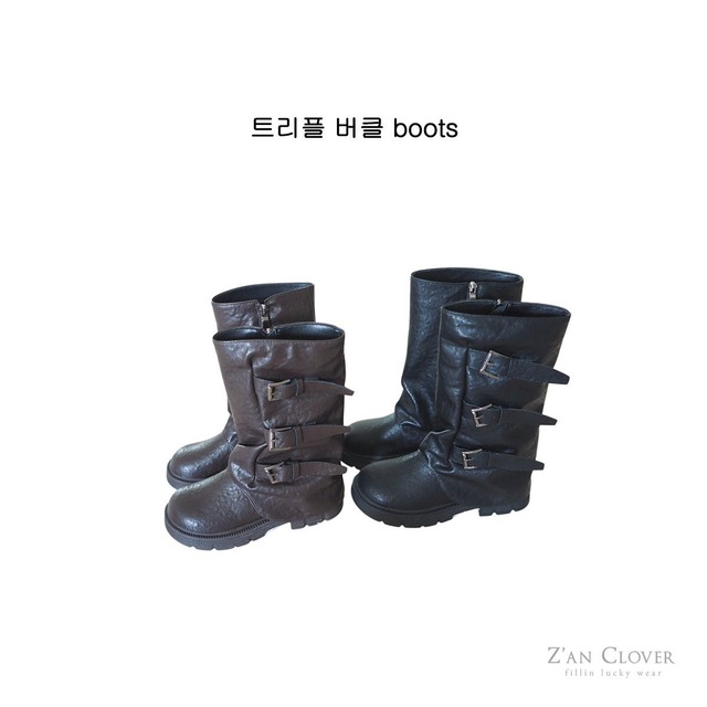 zan clover［取寄］triple buckle boots  26autumn