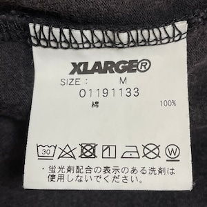 【X-LARGE】OGゴリラ ロゴ Tシャツ プリント くすみカラー クルーネック エクストララージ M US古着