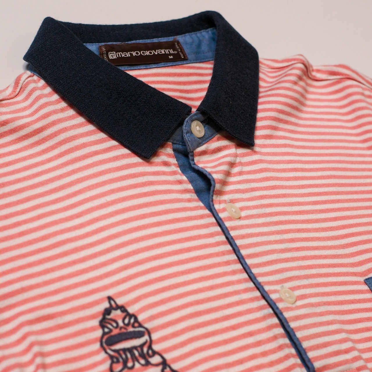 【一点物】ULTRA Embroidery Cheerful POLO "Seabozu"