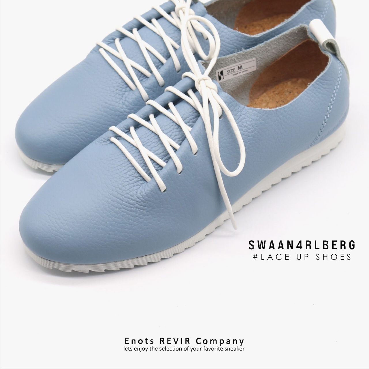 SWAANARLBERG スワンアルバーグ シューズ レディース　レザーシューズ LACE UP SHOES SW-L01-L01-BL BLUE ブルー