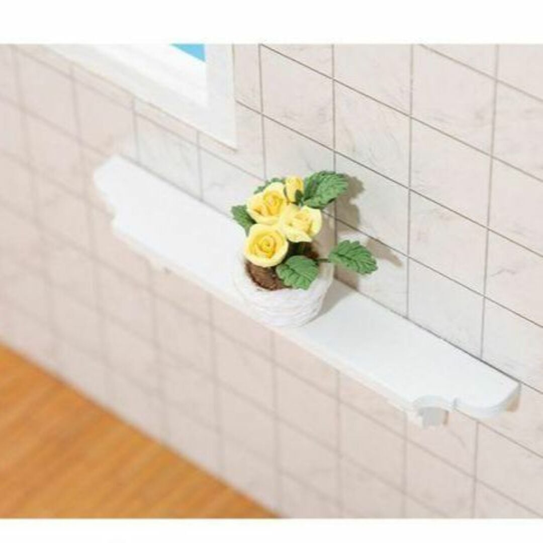 s030◇室内を華やかに◇ ドールハウス 用 ミニチュア 花 鉢花 植物 y1
