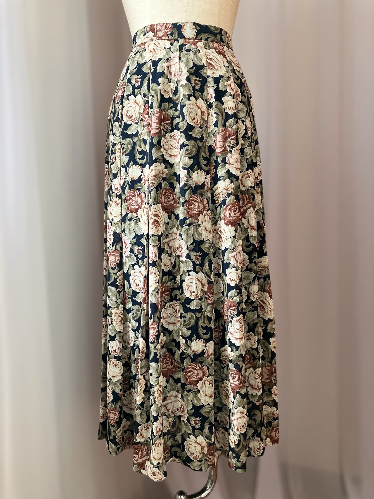 used レトロ 花柄 クラシカル スカート 古着 ヴィンテージ vintage  