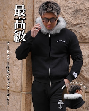 BELINDA FUR ZIP HOODIE【BB25023】