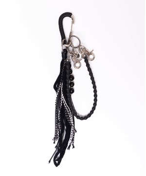 手編みタッセル◆多機能キーチェーンペンダント【e-70104】