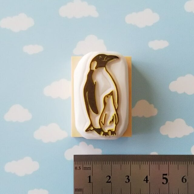 消しゴムはんこ thank you✿パンダの親子 イワコー おもしろ