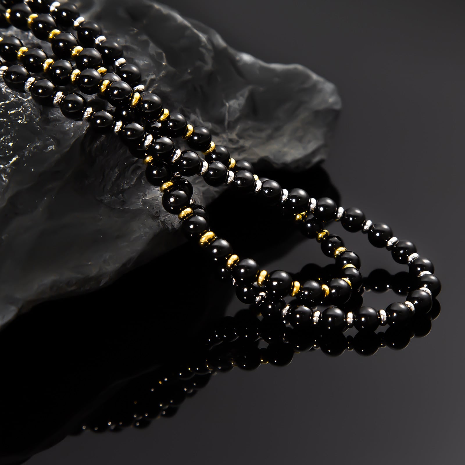 316L Black shell pearl necklace【6mm】 | ✯Lucliss Jewelry✯