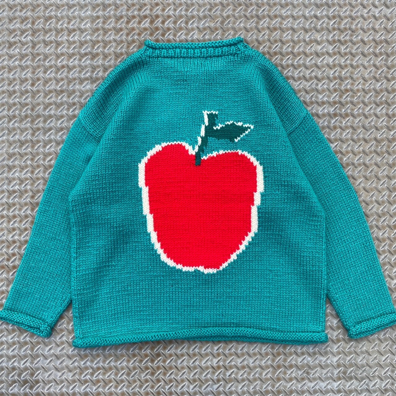 CC "BIG APPLE" HAND KNIT -GREEN-