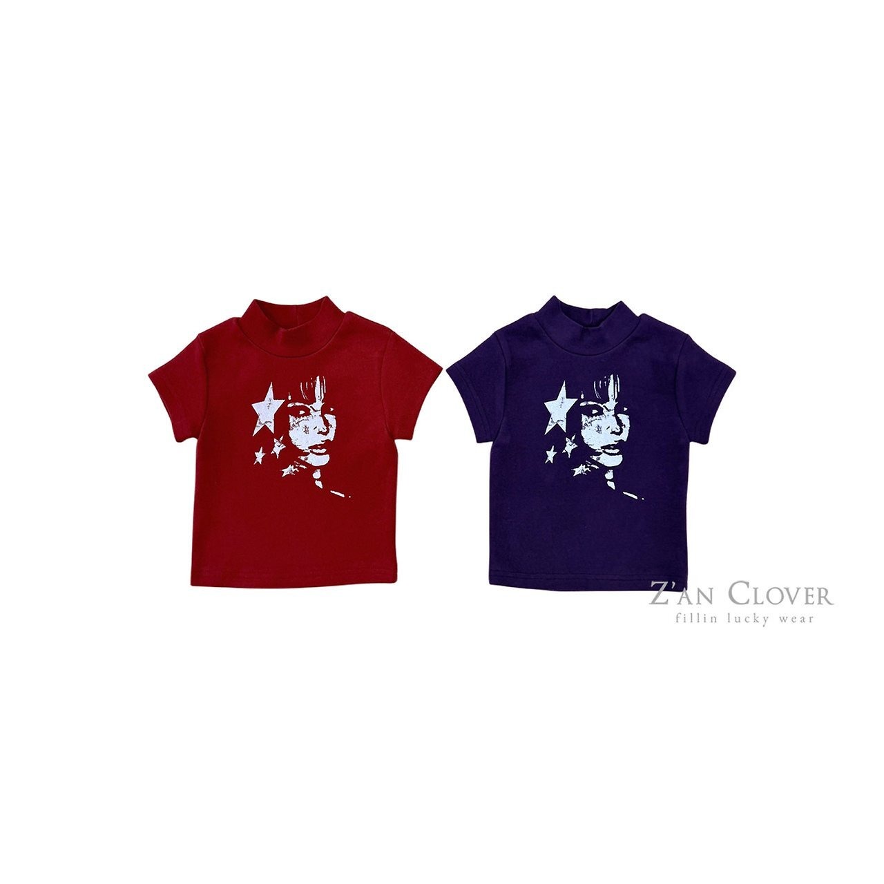ZAN CLOVER［取寄］star face tee 26winter