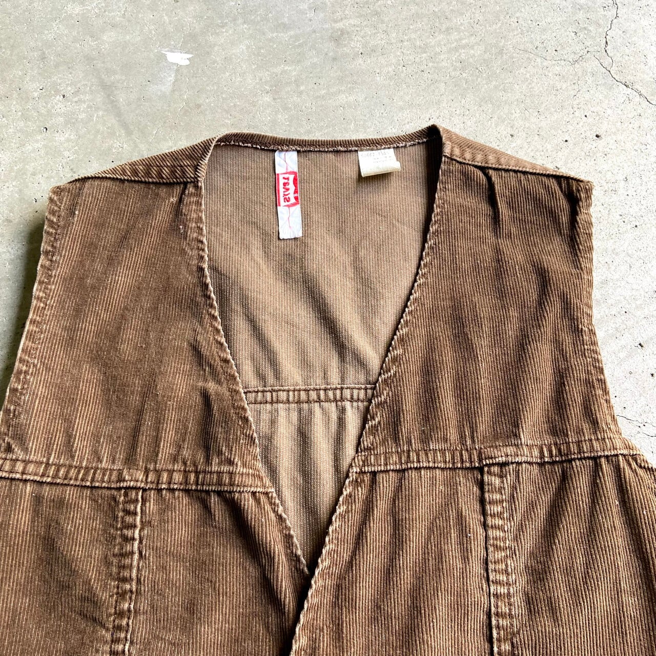 Levi's 70年代 USA製 ビンテージ リーバイス コーデュロイベスト 70s Levi's コーデュロイ ベスト ブラウン