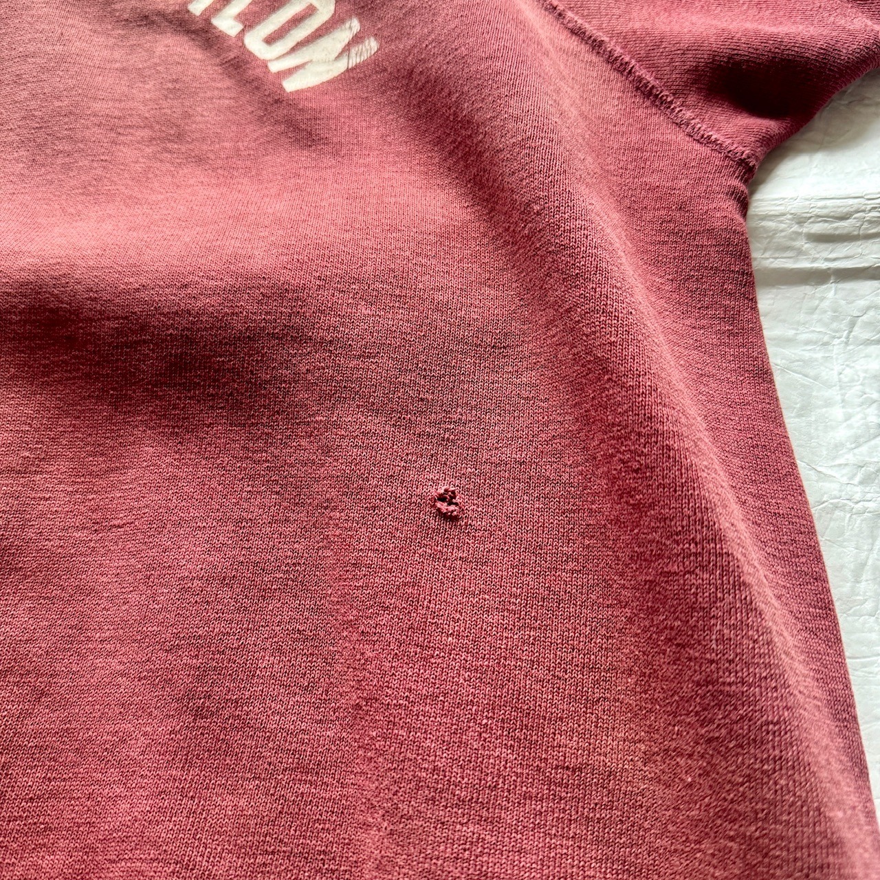 60s 半袖スウェット ヴィンテージ クリムゾン 画像5