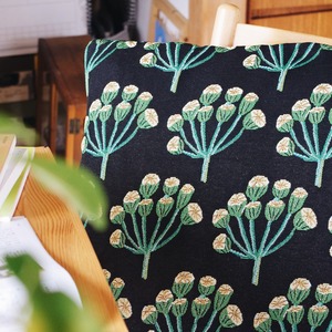 Gobelins woven flower cushion cover