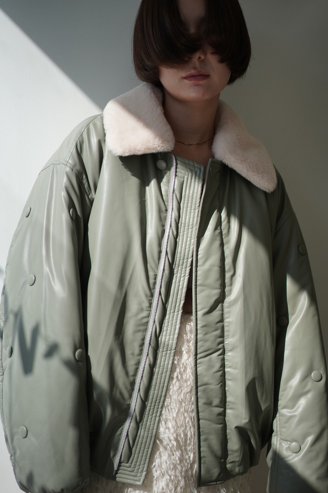 null. botton design MA-1 jacket ボタンデザインMA1ジャケット　Khaki