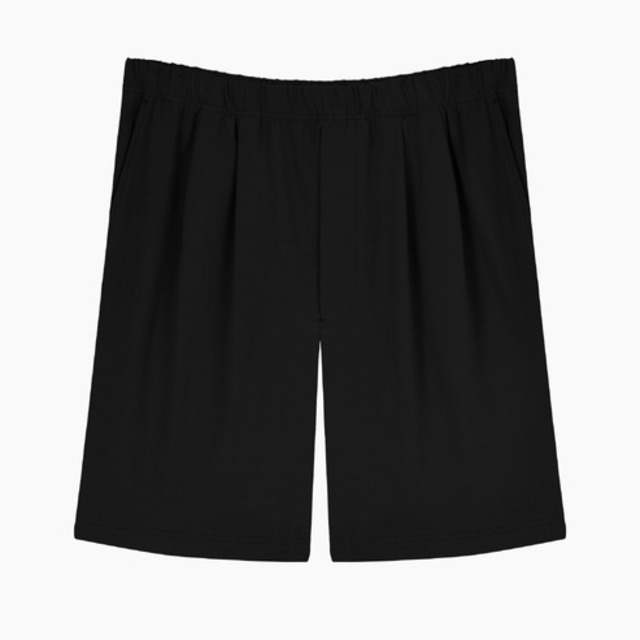 LAD MUSICIAN【ラッドミュージシャン】2TUCK SHORT PANTS (2124-655 BLACK )