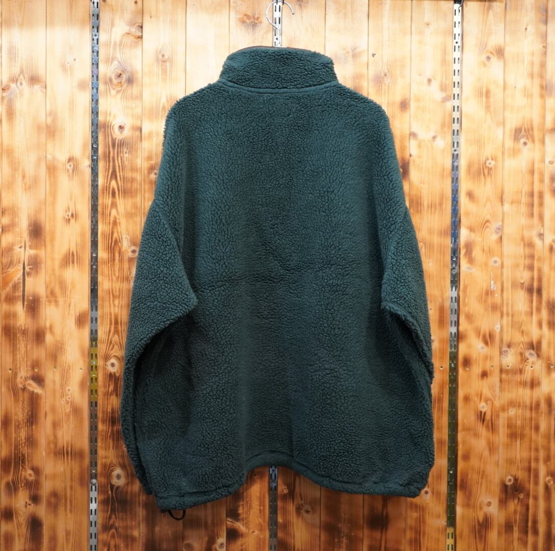 90s ralphlauren ボア ハーフジップ フリース XL/プルオーバー