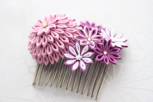 つまみ細工 ミニコーム