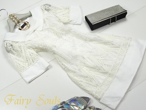 ★9号（M)☆メッシュ時に立体網模様のワンピース(OPN8868) 