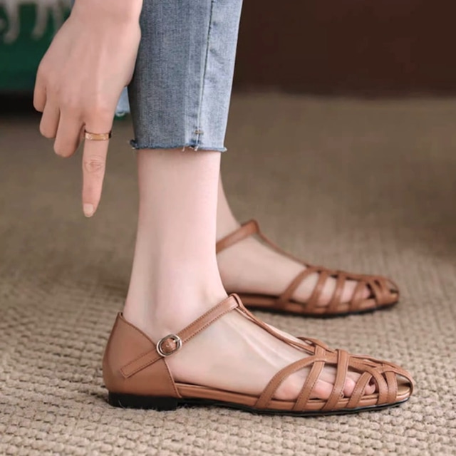 cross strap sandals  102449