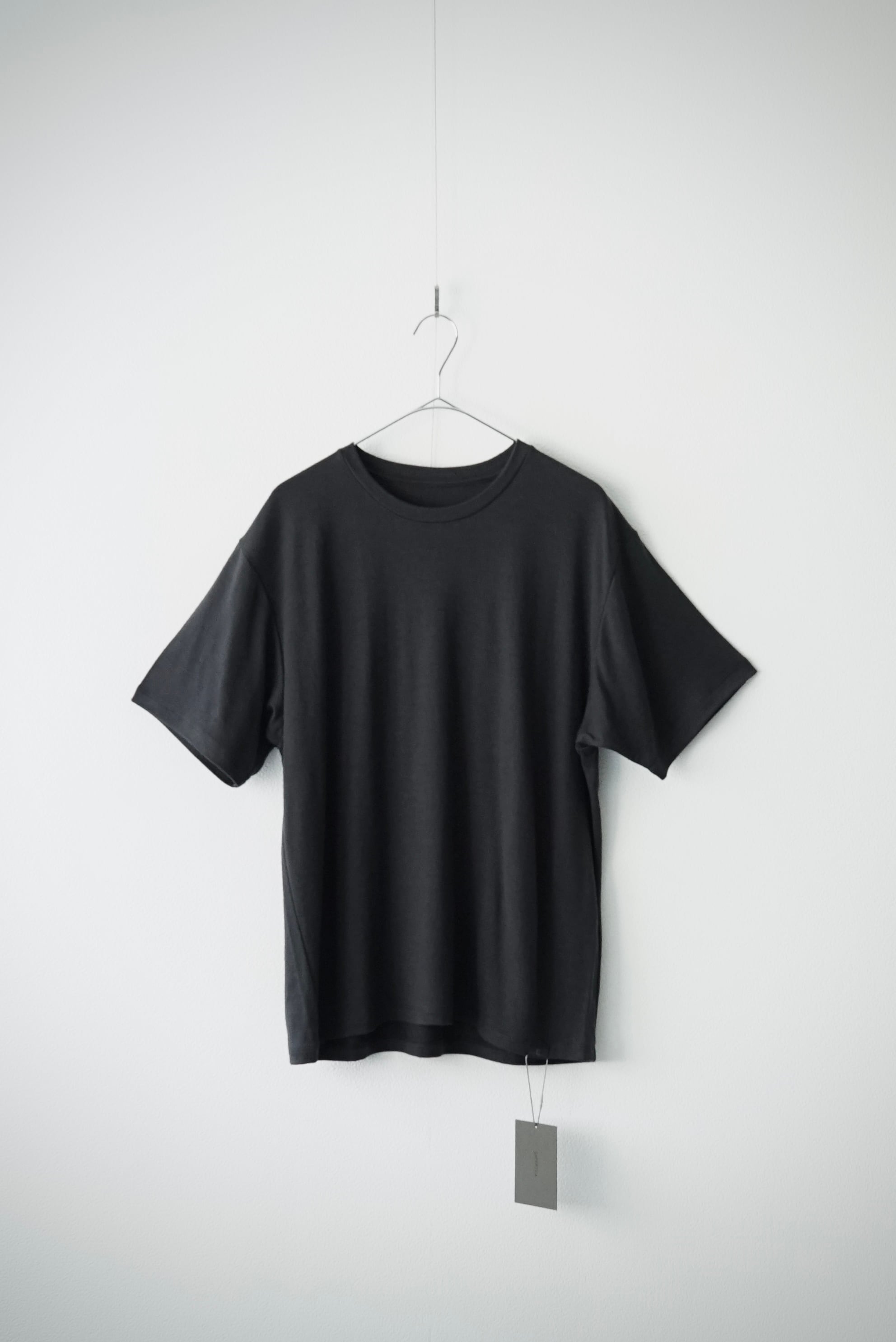 【予約販売】Super140s W/Wool Jersey / S140 Wool Tee (DARKNESS)