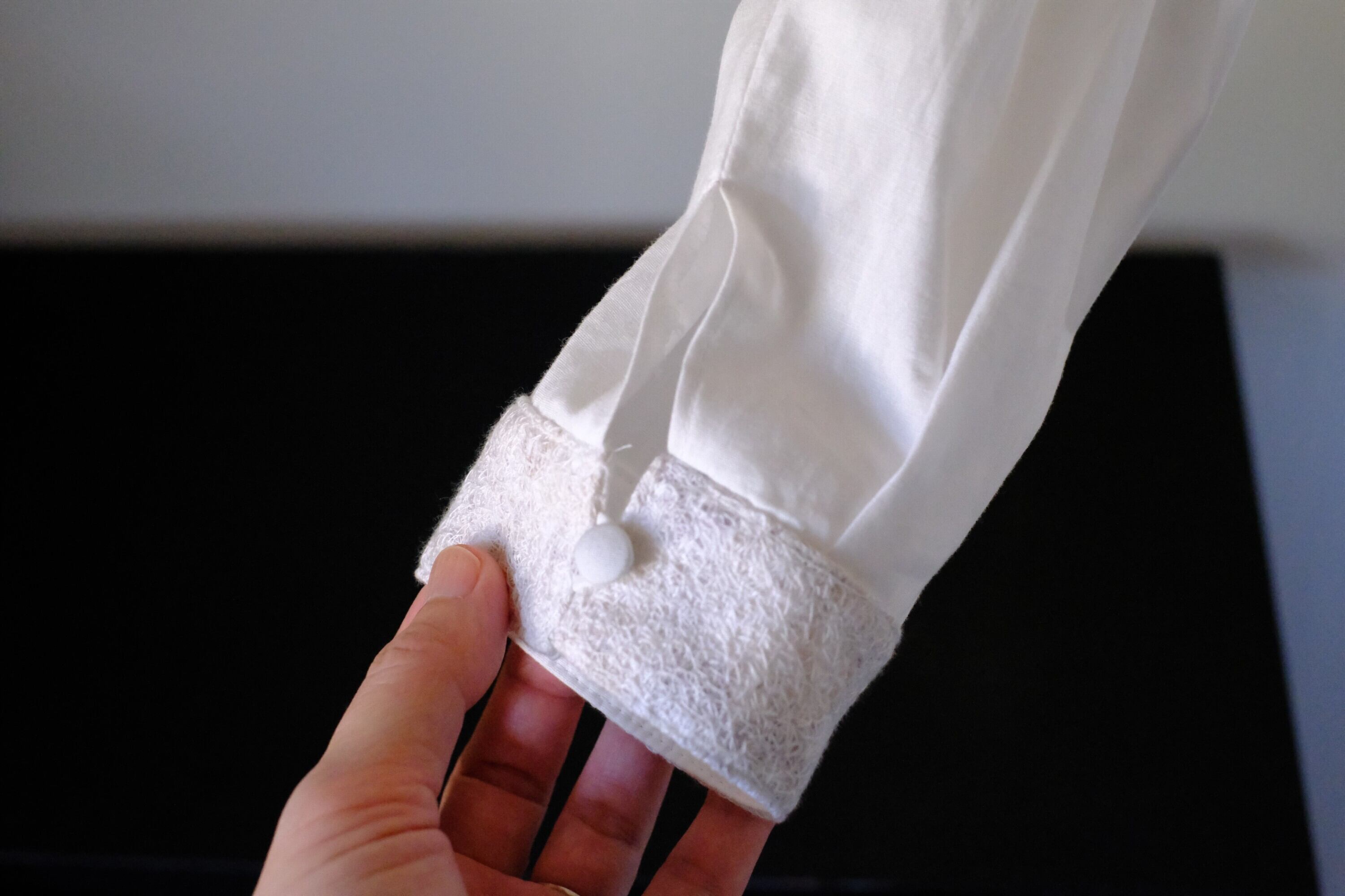 バックボタンブラウス CL-159