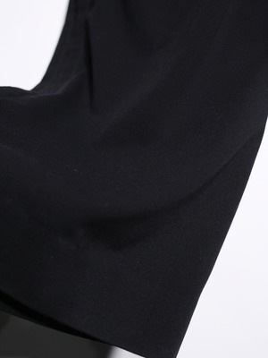 REMAKE / zip and lace frills and pearl custom slacks