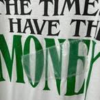 80s〜　USA製　Stedman メッセージTシャツ　お金持ち　XL