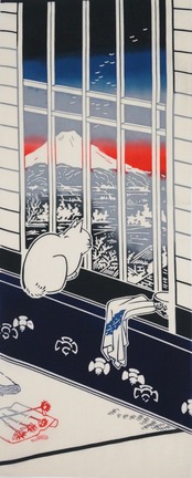 注染手ぬぐい　「浅草田甫酉の町詣」　[D69]