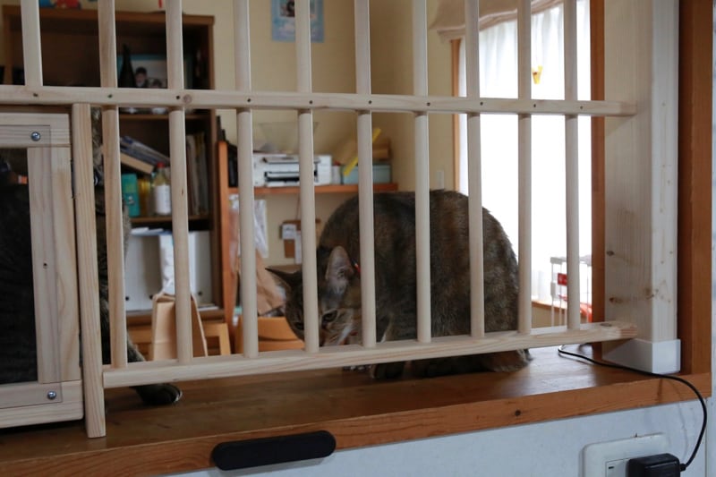 ☆ 猫の進入防止柵 L型キッチンカウンター用 ☆ | Pay ID ☆ 猫の進入防止柵 L型キッチンカウンター用 ☆ | Pay ID