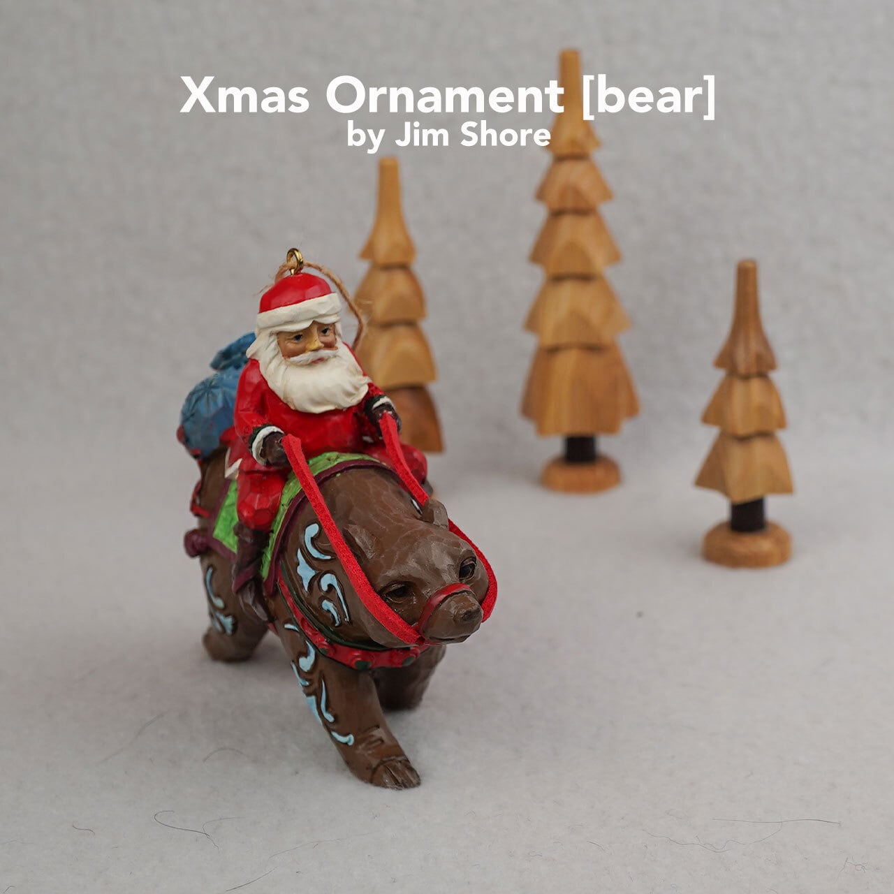 Xmas Marché】サンタクロースのオーナメント by Jim Shore【12/13以降