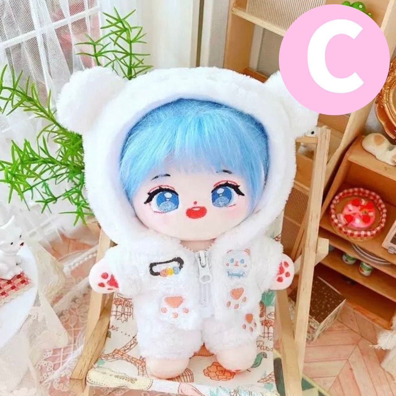 20cmぬい服】 かわいい くま うさぎ 着ぐるみ ぬいぐるみ用 服 着せ
