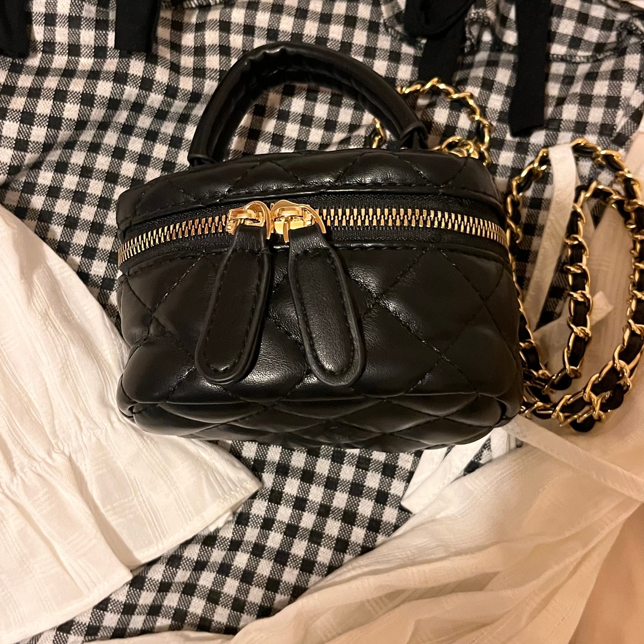 キルティングミニチェーンバッグ LK806