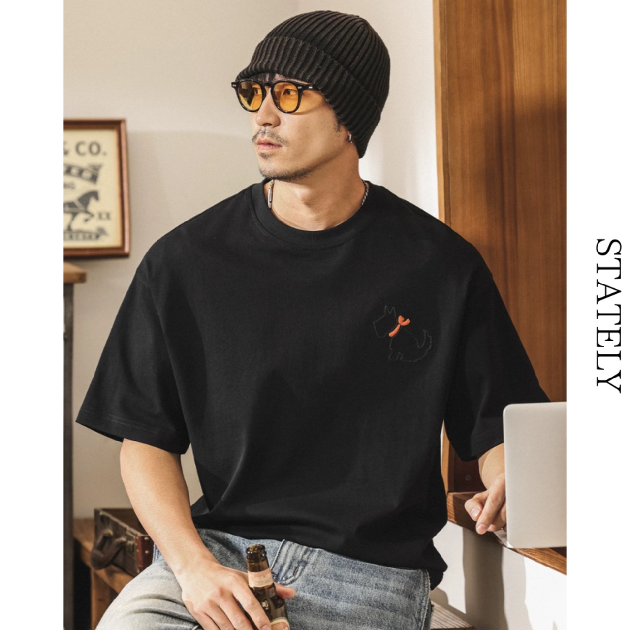 Dog Stitch Tee/2color_T301・画像2