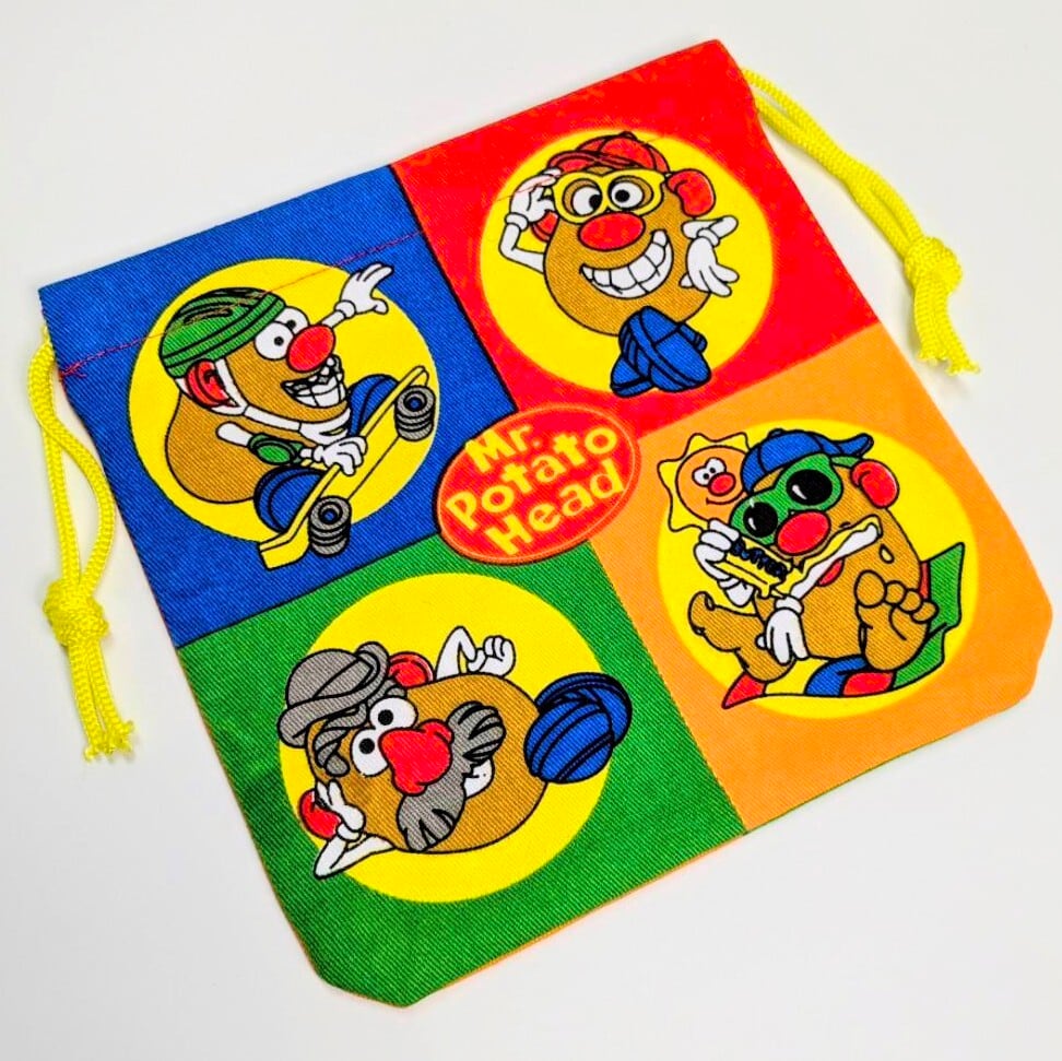 【Mr. Potato Head(ミスターポテトヘッド)】アメリカンキャラクター巾着袋 〚アメリカン雑貨 アメトイ〛
