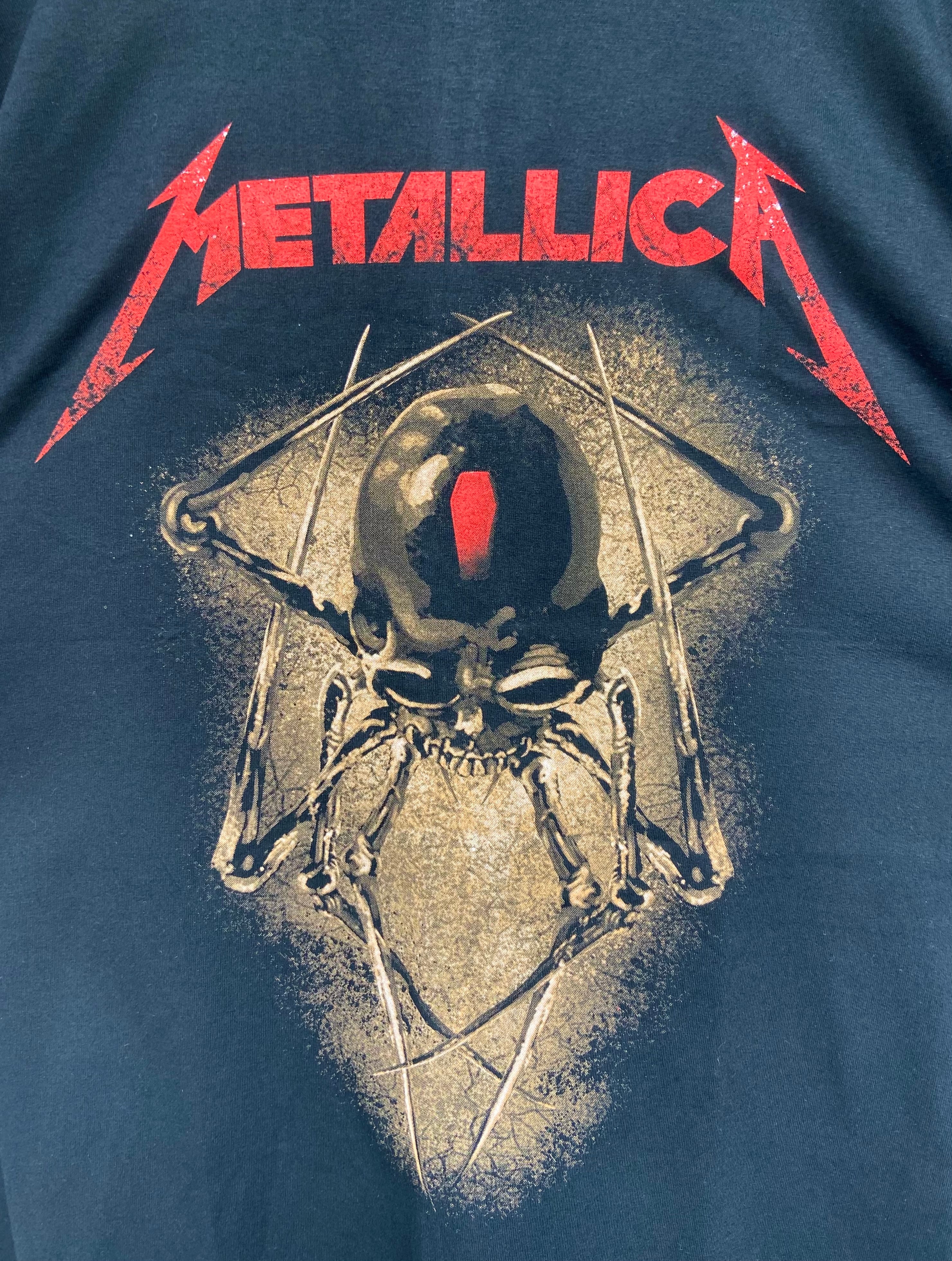 【希少】Metallica メタリカ　バンドTシャツ　スカルスパイダー