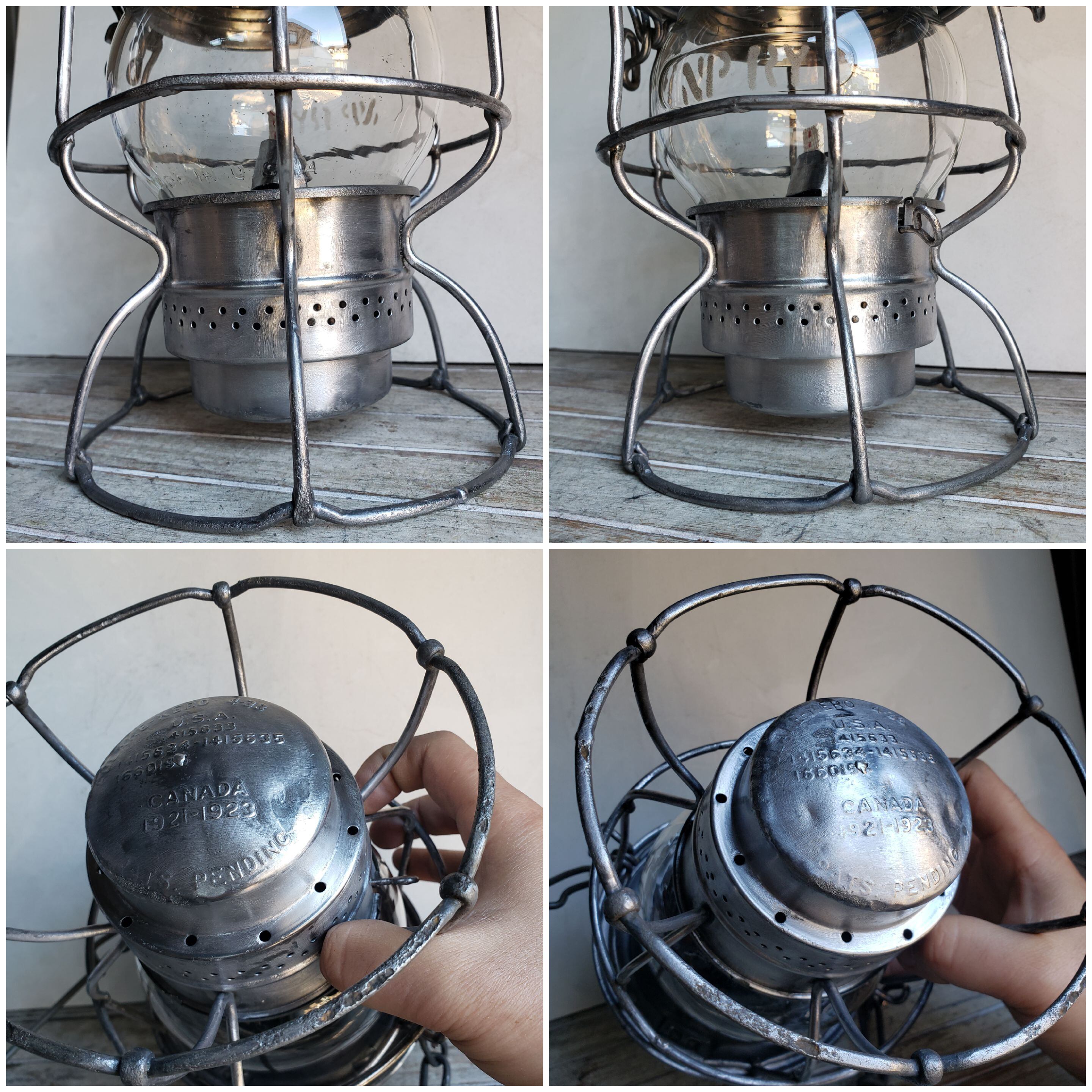 希少】 アドレイク ケロ レイルロードランタン NP 1938年 ADLAKE