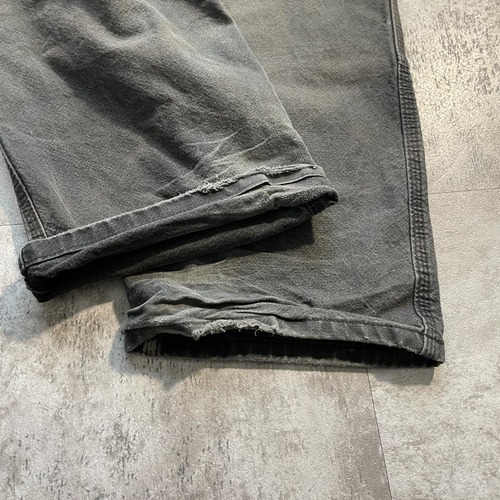 襤褸 10s ブラック ダブルニー Carhartt BLK 40×34 詳細写真18