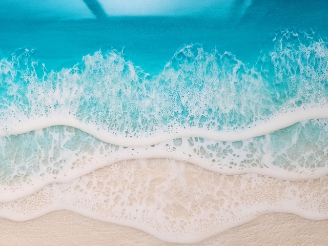 338.オーシャンレジンアート B3パネル