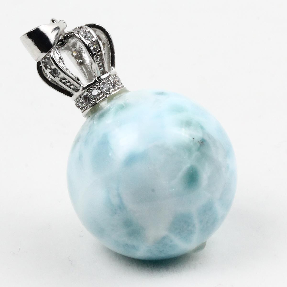 ラリマー 丸玉ペンダント おまかせ便 112-5622