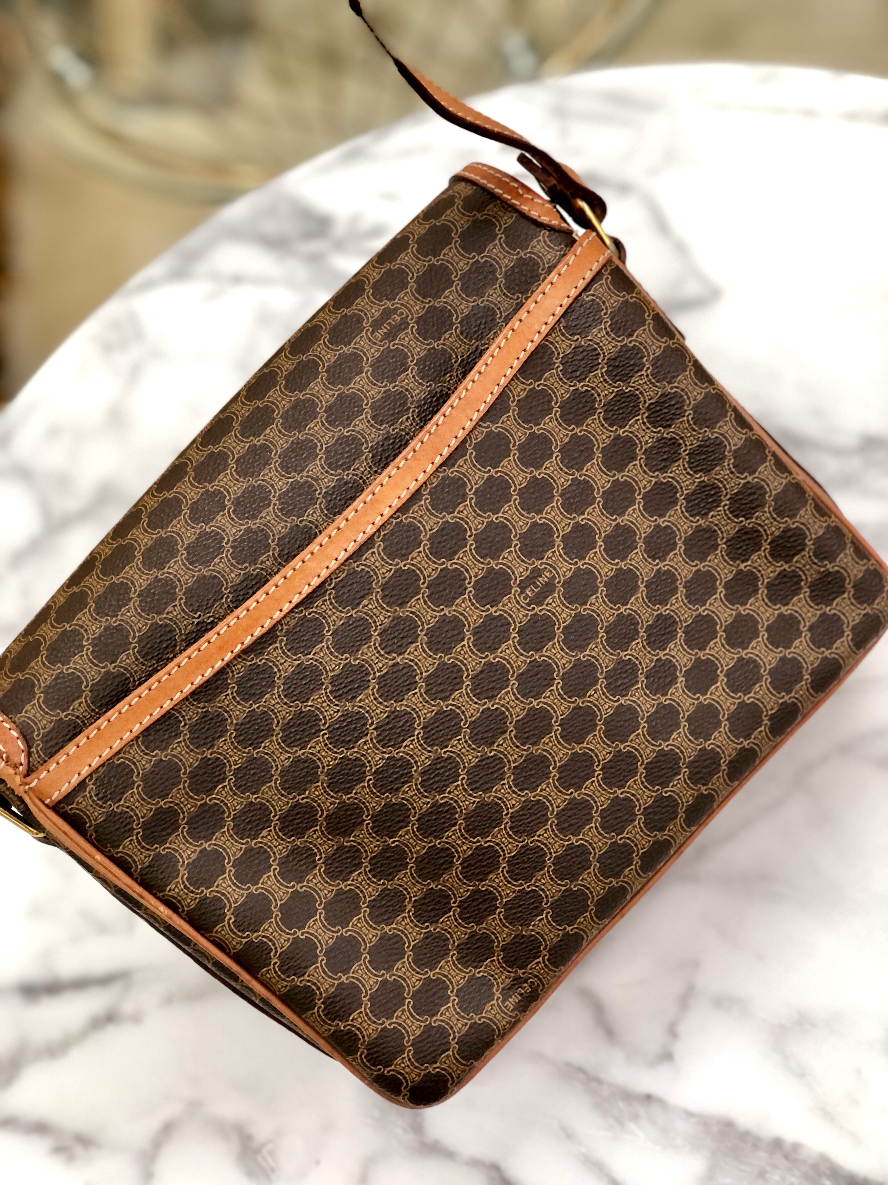 CELINE セリーヌ ホースビット ショルダーバッグ ブラウン vintage