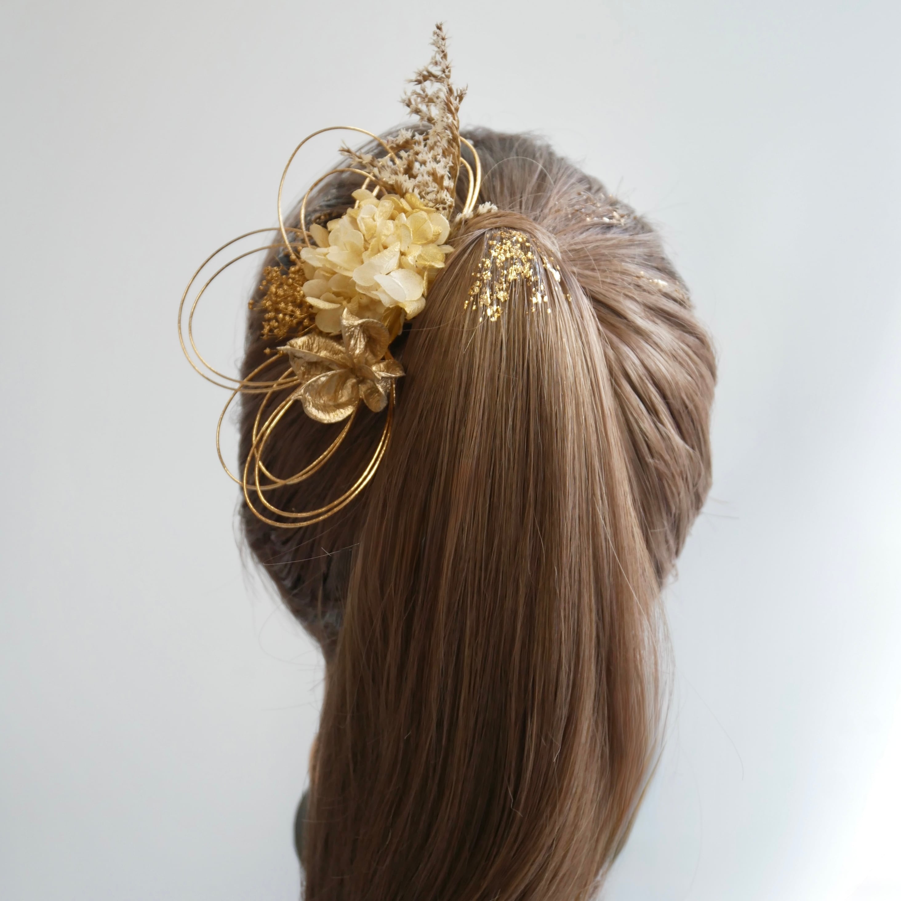 白・シルバー・ゴールド | Lomeri (ロメリ) お花のヘアアクセサリー専門店